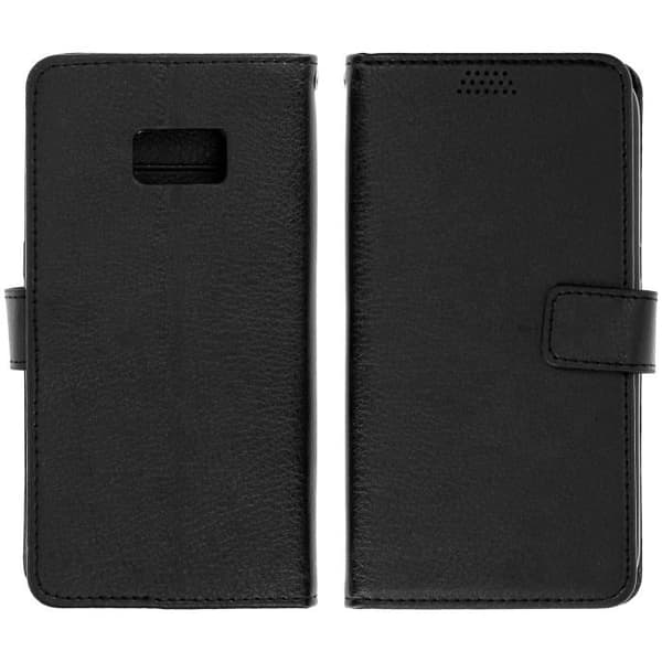 Housse Etui Folio - Samsung - Galaxy S7 - Sort - Øko-læder - Støttefunktion Svart