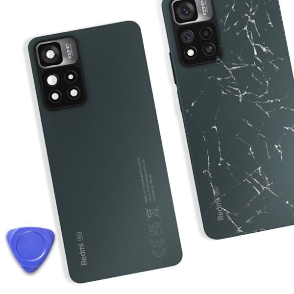 Bagrude - XIAOMI - Redmi Note 11 Pro Plus 5G - Grøn - Original Grön