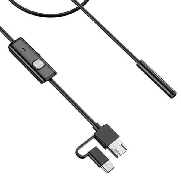 AVIZAR vedenpitävä endoskooppi - 5,5 mm tarkastuskamera - Useita USB-portteja - Piilokameratoiminto