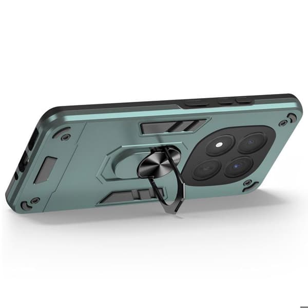Cover til Redmi Note 15 Pro Plus med Grøn Magnetring Grön