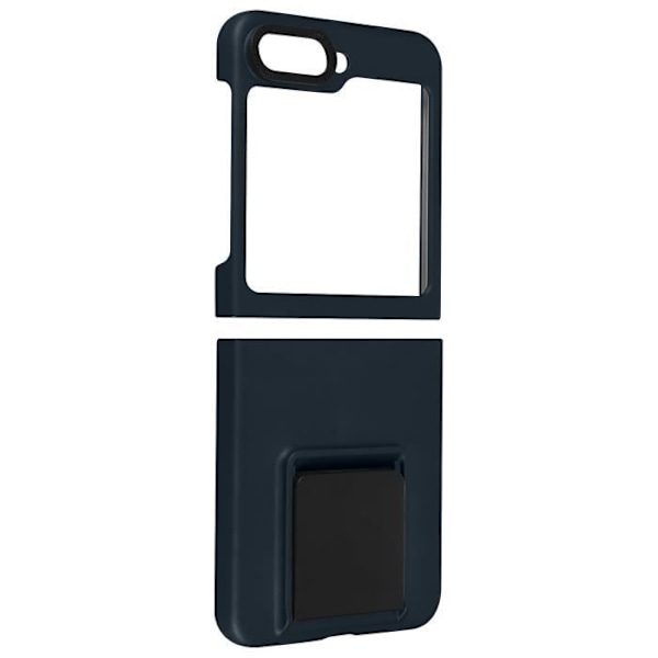 Etui til Samsung Galaxy Z Flip 5 - AVIZAR - Klassisk stativ - Foldbart støtteben - Midnatsblå Blå