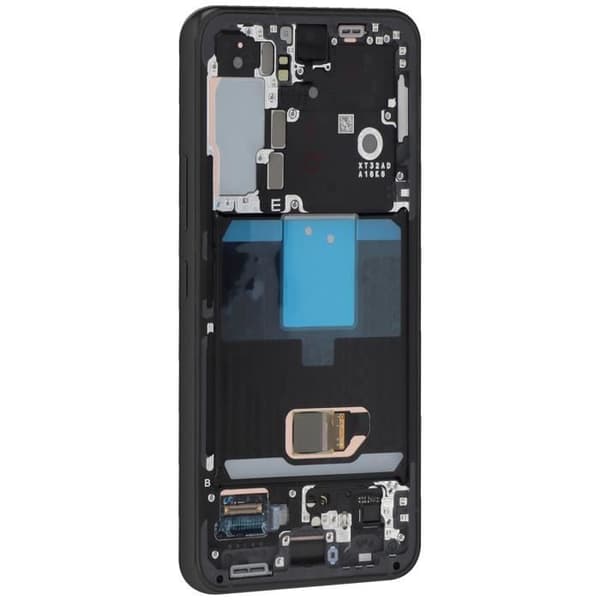 Komplet Blok - SAMSUNG - Galaxy S22 - LCD - Berøringsglas - Sort Chassis Svart