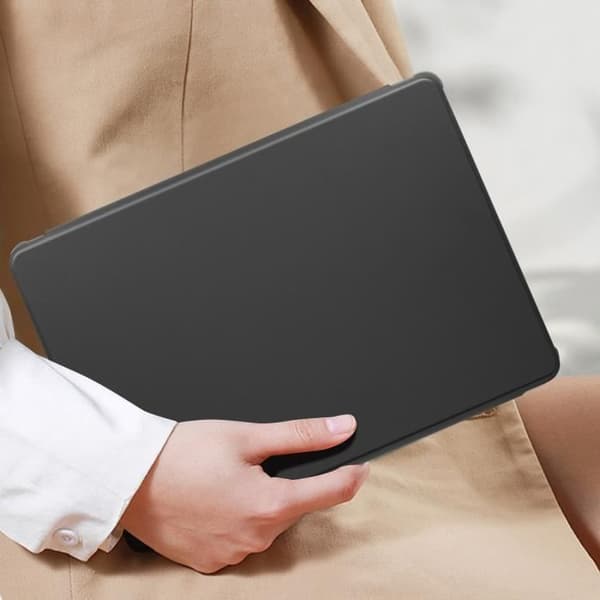 Cover til Samsung Galaxy Tab S9 FE - AVIZAR - 360° roterende stativ - Sort Svart