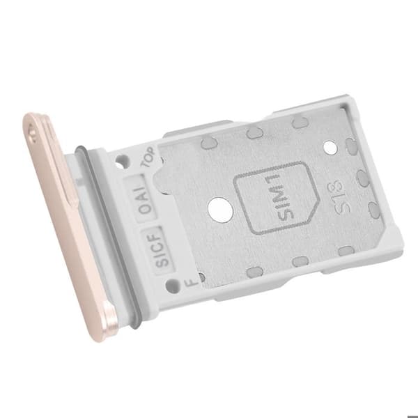 SIM-kortsfack - SAMSUNG - Galaxy S25/S25 Plus - Dubbel Nano SIM - Rosé champagne - Original Ros
