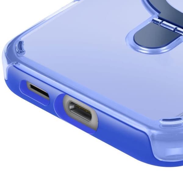 Coque MagSafe - Samsung - S24 Plus/S25 Plus - Iskunkestävä - Silikoni - Polykarbonaatti Blå