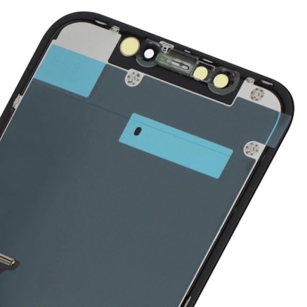 LCD-skärm Alcalian för iPhone XR - AVIZAR - Svart - Skärmreparation - Härdat glas Svart