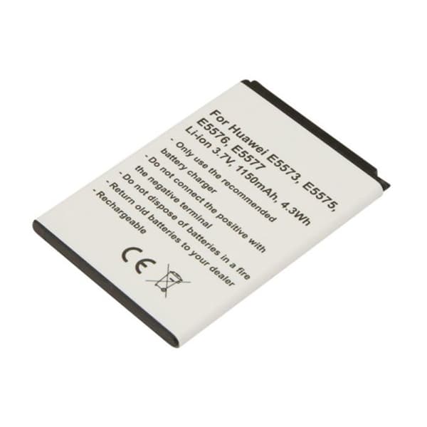 Batteri - AVISER - E5573/E5575/E5576/E5577 - Li-ion 3.7V - 1150mAh - Kompatibel HB434666RAW/RBC