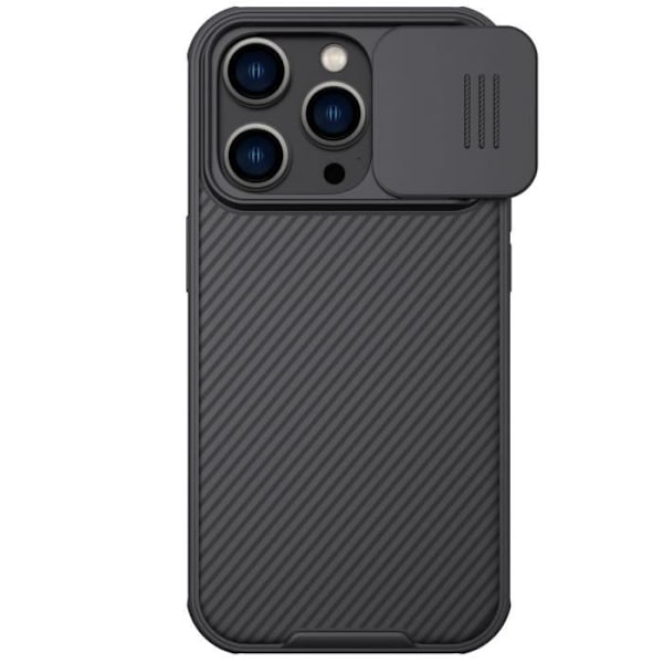 Etui - NILLKIN - CamShield Pro - iPhone 14 Pro - Sort - Elegant - Rigid sort
