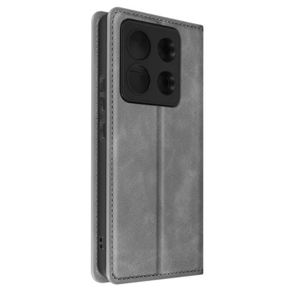 Fodral till Xiaomi Redmi Note 13 Pro - AVIZAR - Mjukt skydd - Grå - Fullständigt skydd - Videostöd Grå