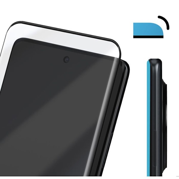Härdat Glas för Realme 14 Pro Plus Hårdhet 9H Fasat Dux Ducis Svart Svart