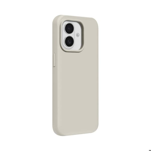 MagSafe-cover til iPhone 16 Plus, blød, stødabsorberende, SolidX-serie, Rhinoshield, beige beige