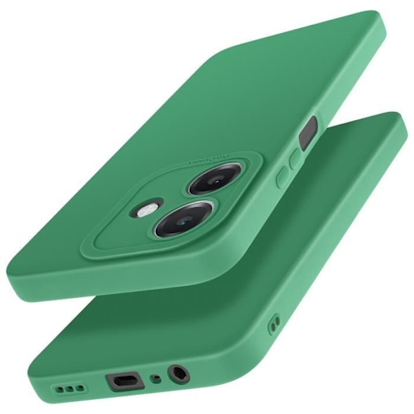 Coque för Oppo A40 Silikon Matt Kamerablokk Skyddad Grön Grön