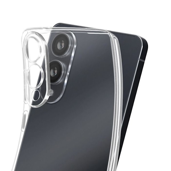 Coque för Samsung Galaxy S25 Edge Kontur Silikon Transparent Vit