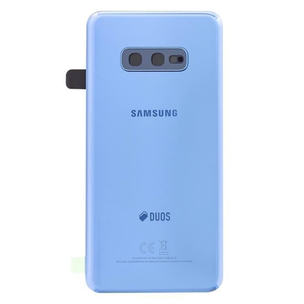 Batteri cache - Samsung - Galaxy S10e - Original - Bakfönster - Blå Blå