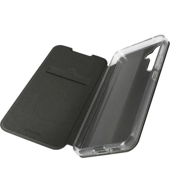 Fodral för Samsung Galaxy A34 5G Flip Card Hållare Video Support Muvit Black