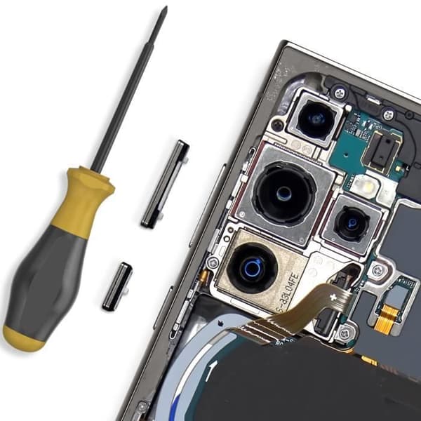 Ström- och volymknapp för Samsung Galaxy S24 Ultra Black