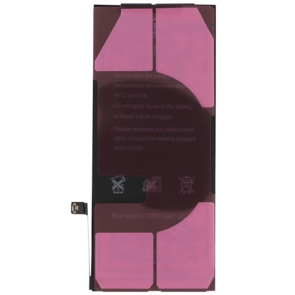 Batteri för Apple iPhone XR 2942mAh 100% kompatibel Svart - Litium Ion - 3,7 V Svart