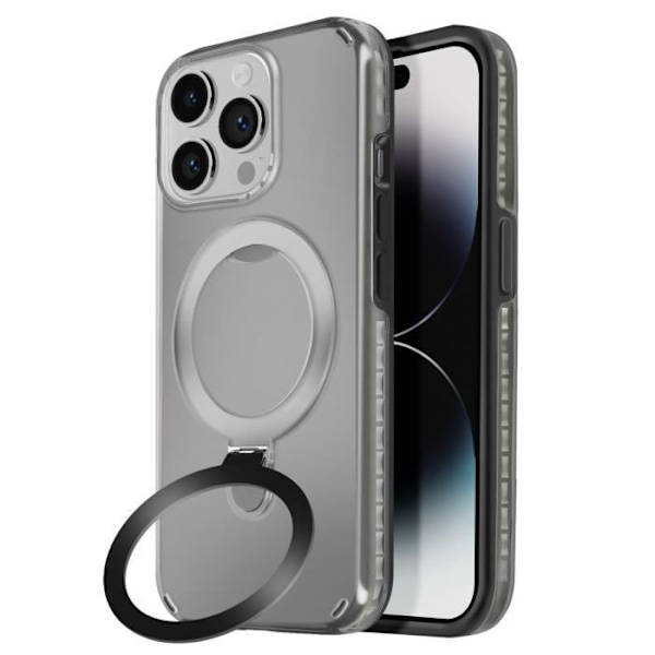 Coque MagSafe til iPhone 14 Pro Stødabsorberende med Flettestøtte Sort Svart