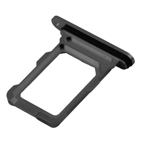 SIM-kortskuffe til iPhone 16 Pro og 16 Pro Max Nano SIM slot Sort Svart