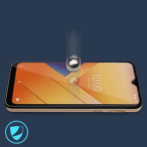 Skärmskydd - AVIZAR - Wiko Y81 - Härdat glas - Ultrafint - Anti-fingeravtryck Vit