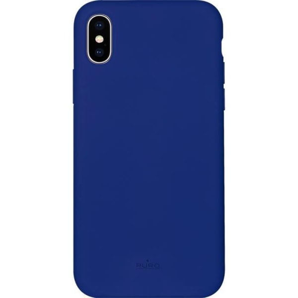 Icon Puro blått halvstyvt skal till iPhone XS Max