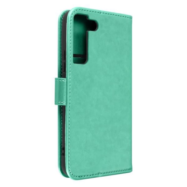 Samsung Galaxy S22 Pung Etui Mandala Tree Forcell Grøn - Fuld beskyttelse og stativ funktion Grön