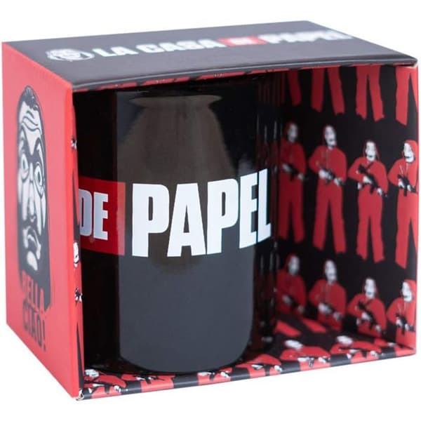 MUG LA CASA DE PAPEL LOGO - - - Grupo Erik Sort