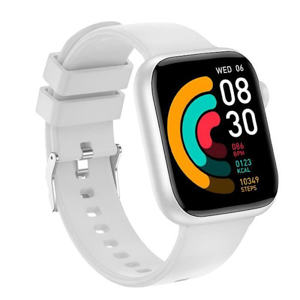 Ansluten klocka med Bluetooth-samtal Kamerakontroll IGO Watch 3 Forever White Vit