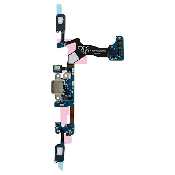 Laddningsanslutningskabel - AVIZAR - Samsung Galaxy S7 Edge - Svart - Micro-USB - 10 g Svart