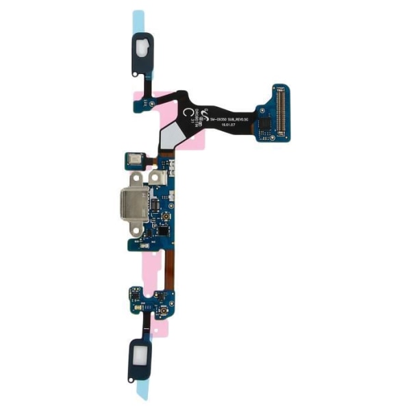 Opladerstik - AVIZAR - Samsung Galaxy S7 Edge - Sort - Micro-USB - 10 g Svart