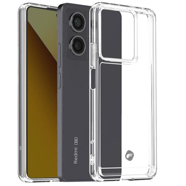 Kotelo Xiaomi Redmi Note 13:lle 5G polykarbonaattikorotettu kameralohko, läpinäkyvä Transparent