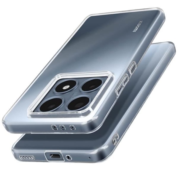 Coque för Xiaomi 14T Silikon Mjuk Mayaxess Transparent Transparent