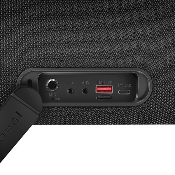 Bluetooth-højttaler med mikrofon, bærbar, 13 timers driftstid, Swissten, sort Svart