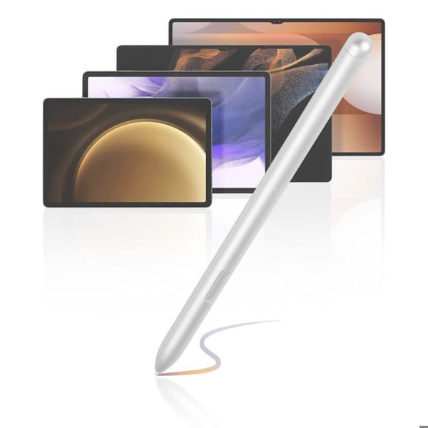 Stylet - Samsung - Galaxy Tab S10 Ultra - Høj Følsomhed - Sølv - Ergonomisk Grå