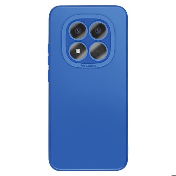 Siliconfodral för Redmi Note 15 Pro Plus med förstärkt kamerablock i blått Blå