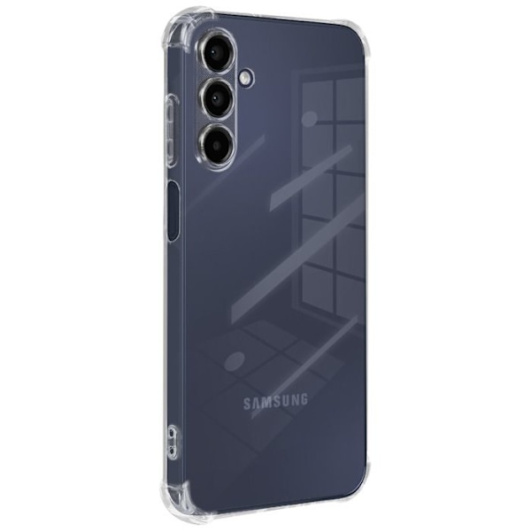 Coque Silikone Blød - Mayaxess - Samsung Galaxy A15 - Gennemsigtig - Stødbeskyttelse - Glat Design Transparent