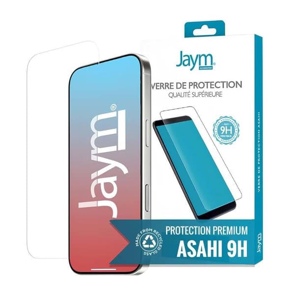 Hærdet Glas - JAYM - iPhone 16/17/17 Pro - 2.5D - Modstand 9H - Skærmbeskyttelse Hvid
