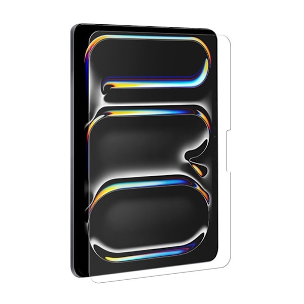 Härdat glas 2.5D för iPad Pro 13" 2024/2025 Premium Asahi Ultra Resistans Eiger Transparent