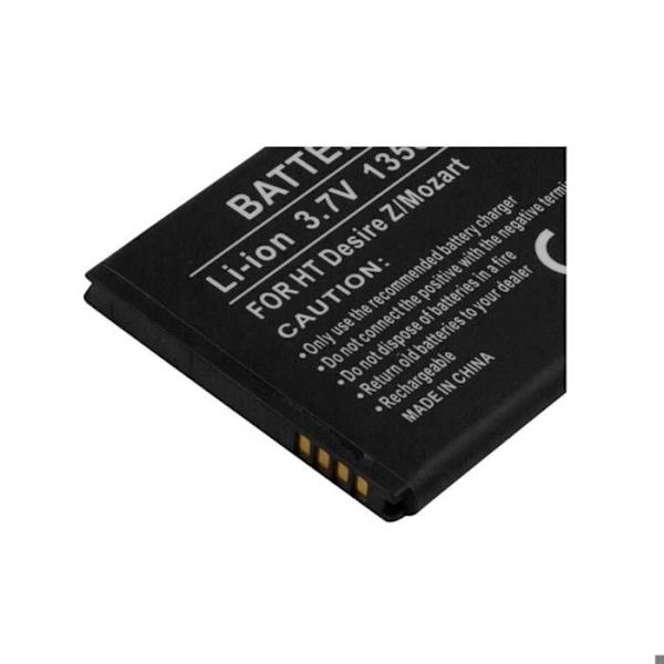 Erstatningsbatteri til HTC Desire Z Mozart 3,7V 1350mAh Li-ion