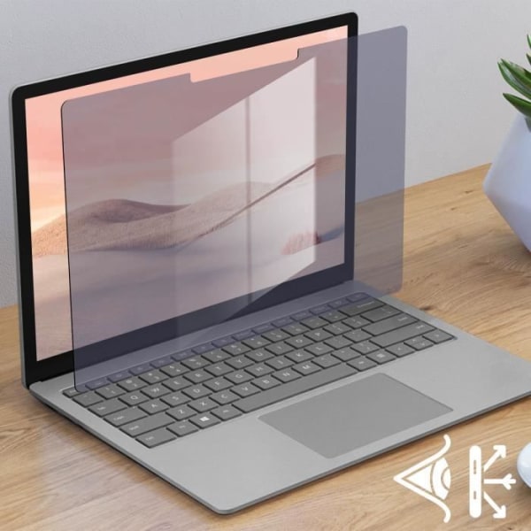 Näyttökalvo Microsoft Surface Laptop 5:lle 15 tuuman Anti Spy Protection 4smarts