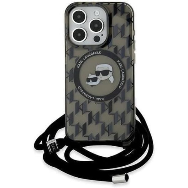 Karl Lagerfeld Karl & Choupette Fodral med MagSafe för iPhone 15 Pro Max 6,7" - Svart Svart