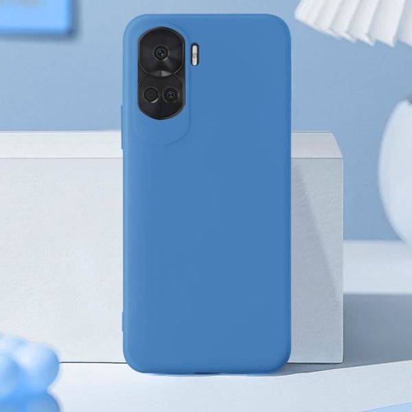 Skyddsskal - AVIZAR - Honor 90 Lite - Halvstyv - Blå - Mjuk yta Blå