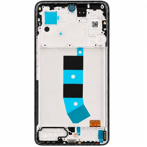 Fuldskærm til Redmi Note 13 4G OLED-panel med berøringsglas og sort chassis Svart
