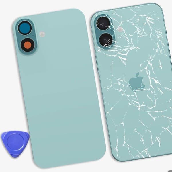 Varaakku iPhone 16 Plus:lle integroitu liima vihreä Grön