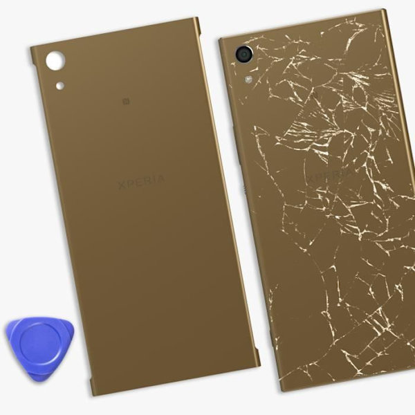 Akun vaihtokansi - AVIZAR - Sony Xperia XA1 Ultra - Keltainen - Sama kuin alkuperäinen Gul