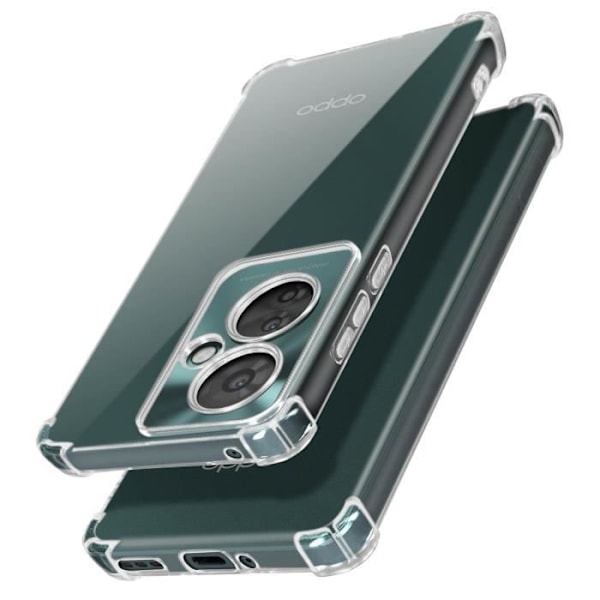 AVIZAR fodral till Oppo Reno 11F - Stötsäker, Förstärkta hörn, Transparent Transparent