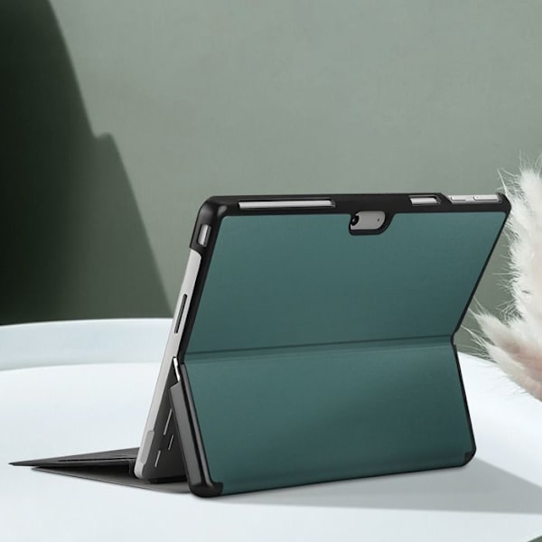Hylsa för Microsoft Surface Pro 9 och Pro 11 Fällbart Stöd Tunn Slim Kollektion Grön