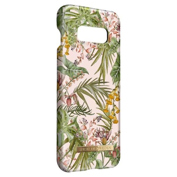 Kuori - IDEAL OF SWEDEN - Samsung Galaxy S10e - Vaaleanpunainen - Jämäkkä - Kukallinen - Langaton QI-lataus Rosa