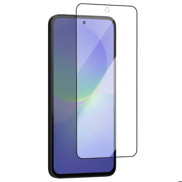 Lujitettua lasia Galaxy A36:lle, kovuus 9H, naarmuuntumaton, kokonaispeitto, Akashi Musta Svart