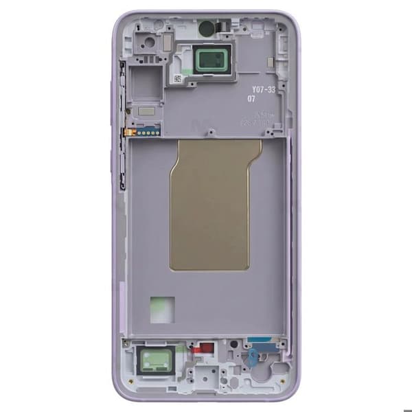 Erstatningscentral chassis til Galaxy A35 Lilla Violett